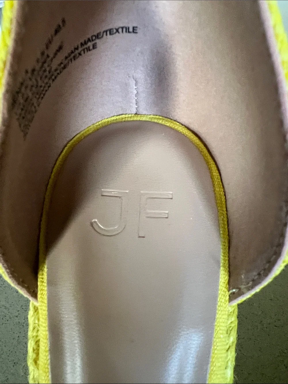 Espadrille Wedge Heels Ankle Ribbon Wrap  Jenala Sz 9 1/2